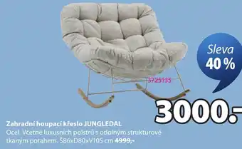 Zahradní houpací křeslo JUNGLEDAL