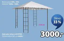 JYSK Zahradní altán LOFOTEN nabídka