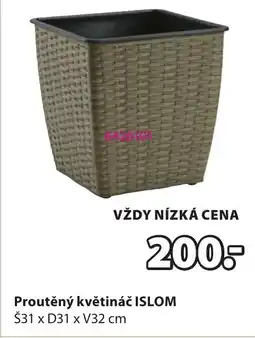 JYSK Proutěný květináč ISLOM nabídka