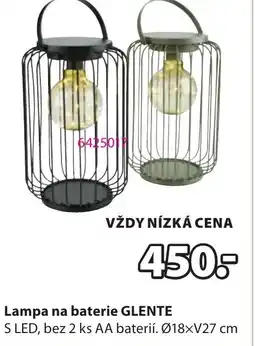 JYSK Lampa na baterie GLENTE nabídka