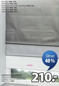 JYSK Zatemňovací roleta BOLGA nabídka