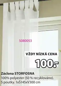 JYSK Záclona STORFOSNA nabídka
