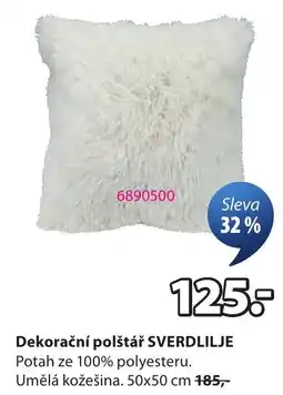 JYSK Dekorační polštář SVERDLILJE nabídka