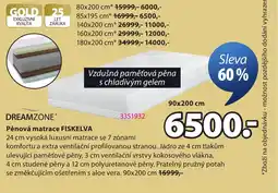 JYSK Pěnová matrace FISKELVA nabídka