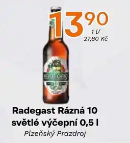 Coop hb Radegast Rázná 10 světlé výčepní nabídka