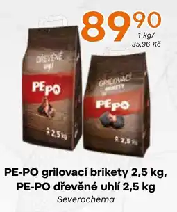 Coop hb PE-PO grilovací brikety , PE-PO dřevěné uhlí nabídka