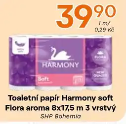 Coop hb Toaletní papír Harmony soft Flora aroma 8x17,5 m 3 vrstvý nabídka