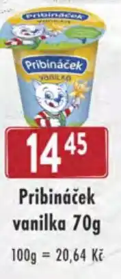 Qanto Pribináček vanilka nabídka
