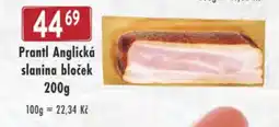 Qanto Prantl Anglická slanina bloček nabídka