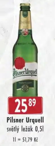 Qanto Pilsner Urquell nabídka