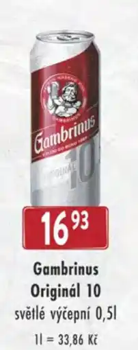 Qanto Gambrinus Originál 10 nabídka