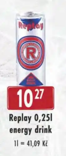 Qanto Replay energy drink nabídka