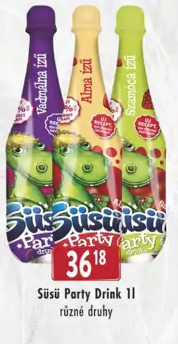 Qanto Süsü Party Drink nabídka