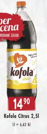 Qanto Kofola Citrus nabídka