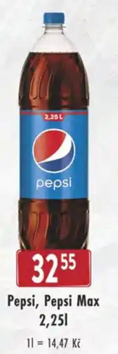 Qanto Pepsi, Pepsi Max nabídka