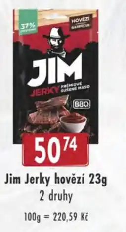 Qanto Jim Jerky hovězí nabídka