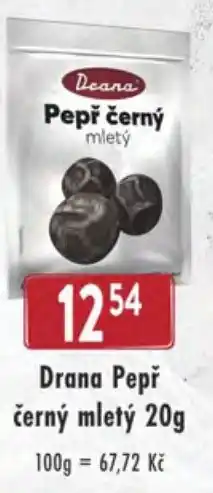 Qanto Drana Pepř černý mletý nabídka