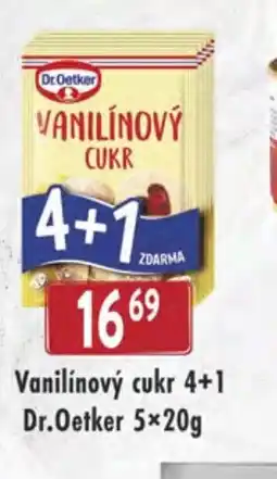 Qanto Dr. Oetker Vanilínový cukr 4+1 nabídka