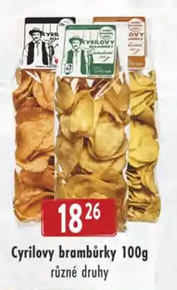 Qanto Cyrilovy brambůrky nabídka