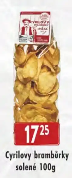 Qanto Cyrilovy brambůrky solené nabídka