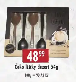 Qanto Čoko lžičky dezert nabídka