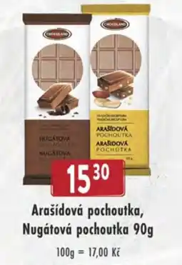 Qanto Arašídová pochoutka, Nugátová pochoutka nabídka
