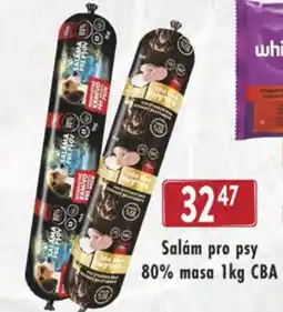 Qanto Salám pro psy 80% masa CBA nabídka