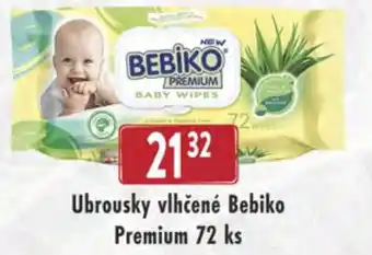 Qanto Ubrousky vlhčené Bebiko Premium nabídka