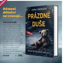 Knižní klub Ivana Ondriová PRÁZDNÉ DUŠE nabídka