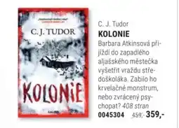 Knižní klub C. J. Tudor KOLONIE nabídka
