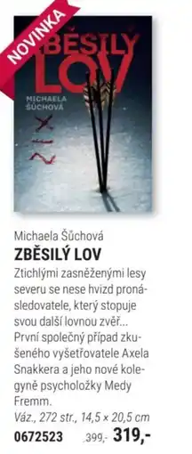 Knižní klub Michaela Šuchová ZBĚSILÝ LOV nabídka