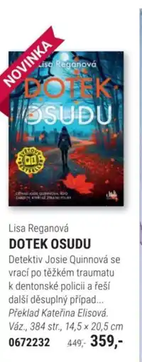 Knižní klub Lisa Reganová Dotek osudu nabídka