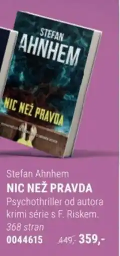 Knižní klub Stefan Ahnhem Nic než pravda nabídka