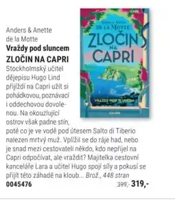 Knižní klub Anders & Anette de la Motte Vraždy pod sluncem ZLOČIN NA CAPRI nabídka