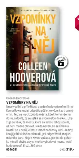 Knižní klub Colleen Hooverová Vzpomínky na něj nabídka
