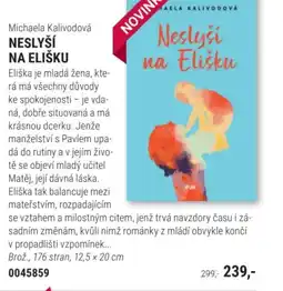 Knižní klub Michaela Kalivodová Neslyší na elišku nabídka