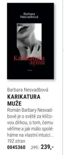 Knižní klub Barbara Nesvadbová Karikatura muže nabídka