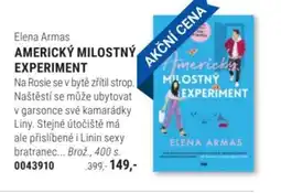 Knižní klub Elena Armas Americký milostný experiment nabídka