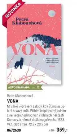 Knižní klub Petra Klabouchová Vona nabídka