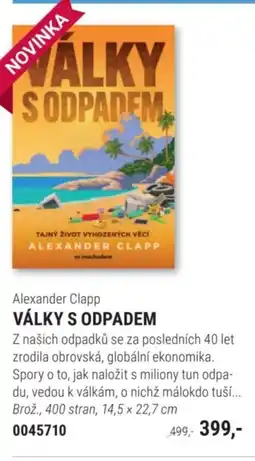 Knižní klub Alexander Clapp Války s odpadem nabídka