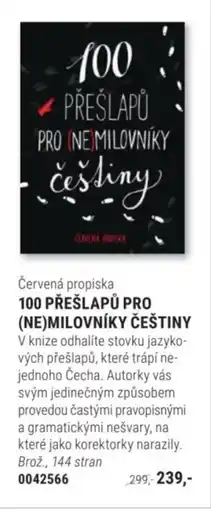 Knižní klub Červená propiska 100 přešlapů pro (ne)milovníky češtiny nabídka