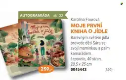 Knižní klub Karolína Fourová Moje první kniha o jídle nabídka