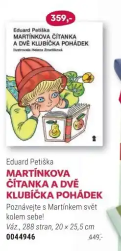 Knižní klub Eduard Petiška Martínkova čítanka a dvě klubíčka pohádek nabídka