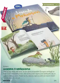 Knižní klub Komára Legenda o mrňousovi nabídka