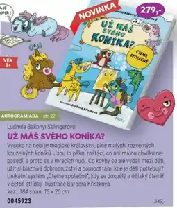 Knižní klub Ludmila Bakonyi Selingerová Už máš svého koníka? nabídka