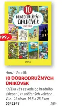 Knižní klub Honza Smolík 10 Dobrodružných únikovek nabídka