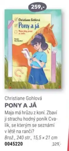 Knižní klub Christiane Gohlová PONY A JÁ nabídka