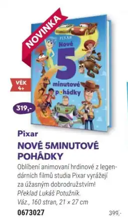 Knižní klub Pixar Nové 5minutové pohádky nabídka