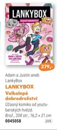 Knižní klub Adam a Justin aneb LankyBox LANKYBOX Velkolepé dobrodružství nabídka