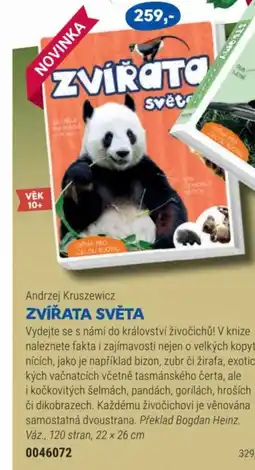 Knižní klub Andrzej Kruszewicz ZVÍŘATA SVĚTA nabídka